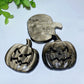 2.0" Golden Obsidian Pumpkin Carvings for Halloween Bulk Wholesale