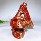 Large Unqiue Red Jasper Skull Carving Wholesale New Arrival