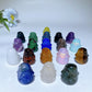 1.2" Mixed Crystal Seal Carvings Crystal Healing Bulk Wholesale