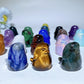 1.2" Mixed Crystal Seal Carvings Bulk Wholesale