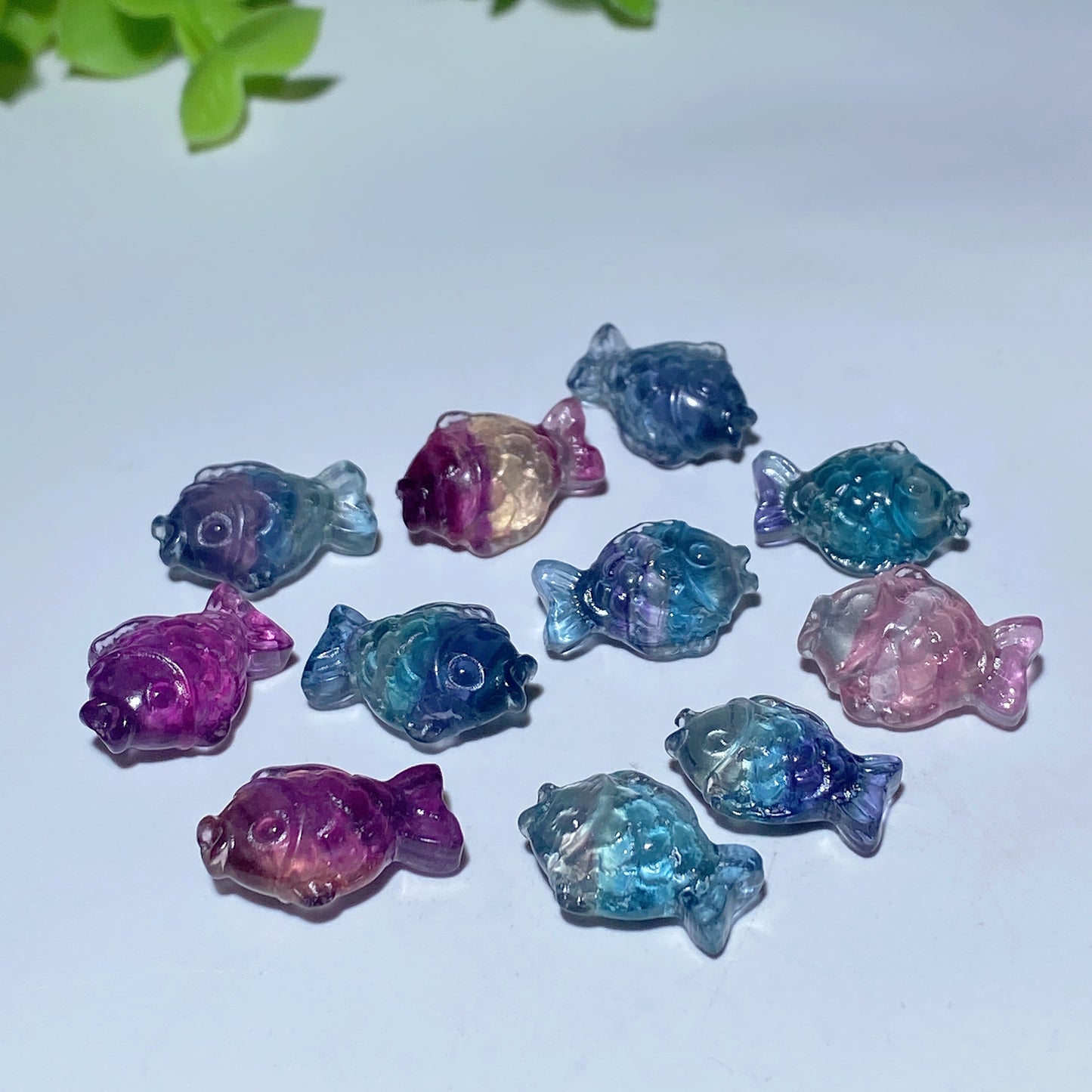 15-20mm New Arrival Mini Fluorite Carvings Crystal Healing Bulk Wholesale