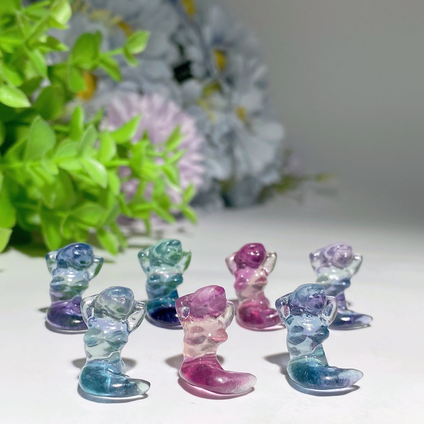 15-20mm New Arrival Mini Fluorite Carvings Crystal Healing Bulk Wholesale