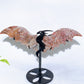 Natural Crystal Dragon Wings with Stand Wholesale New Arrival