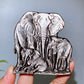 3.1"-3.3" Silver Obsidian Slab Carving Wholesale New Arrival