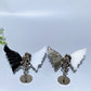 8cm Crystal Devil Couple Wings Carving with Stand Crystal Healing Bulk Wholesale