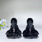 2.8" Obsidian Sloth Carvings Crystal Healing Bulk Wholesale