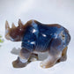 5.5" Unique Agate Rhinoceros Carving Crystal Healing Bulk Wholesale