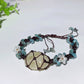 Adjustable Hand-woven Mixed Crystal Bracelet Crystal Healing Bulk Wholesale