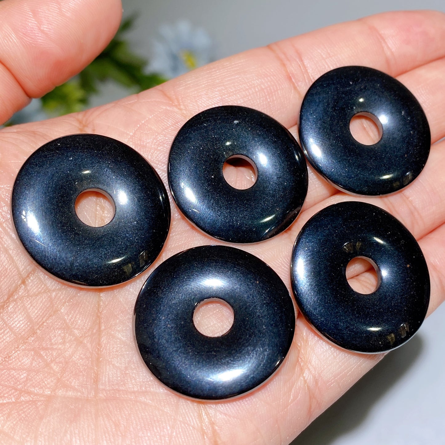 12-33mm Crystal Donut Pendant Bulk Wholesale