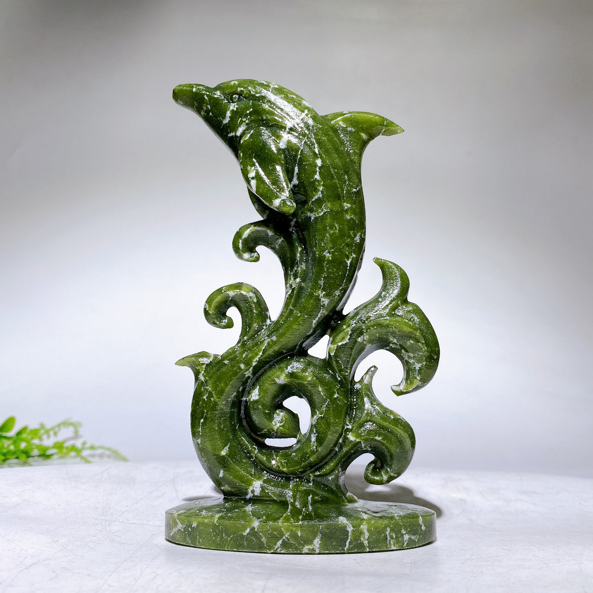 5.5" Natural Crystal Dolphin Carving Wholesale New Arrival