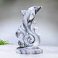 5.5" Natural Crystal Dolphin Carving Wholesale New Arrival