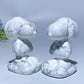 2.5" Howlite Snoopy Carving Crystal Healing Bulk Wholesale