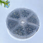 Antique Silver Spacer Beads Box for Jewelry DIY