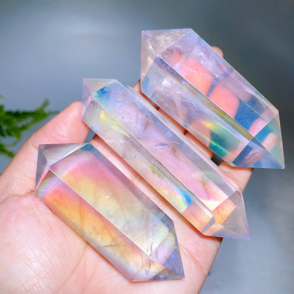3.0"-4.8" Angel Aura Crystal DT Point Wholesale New Arrival