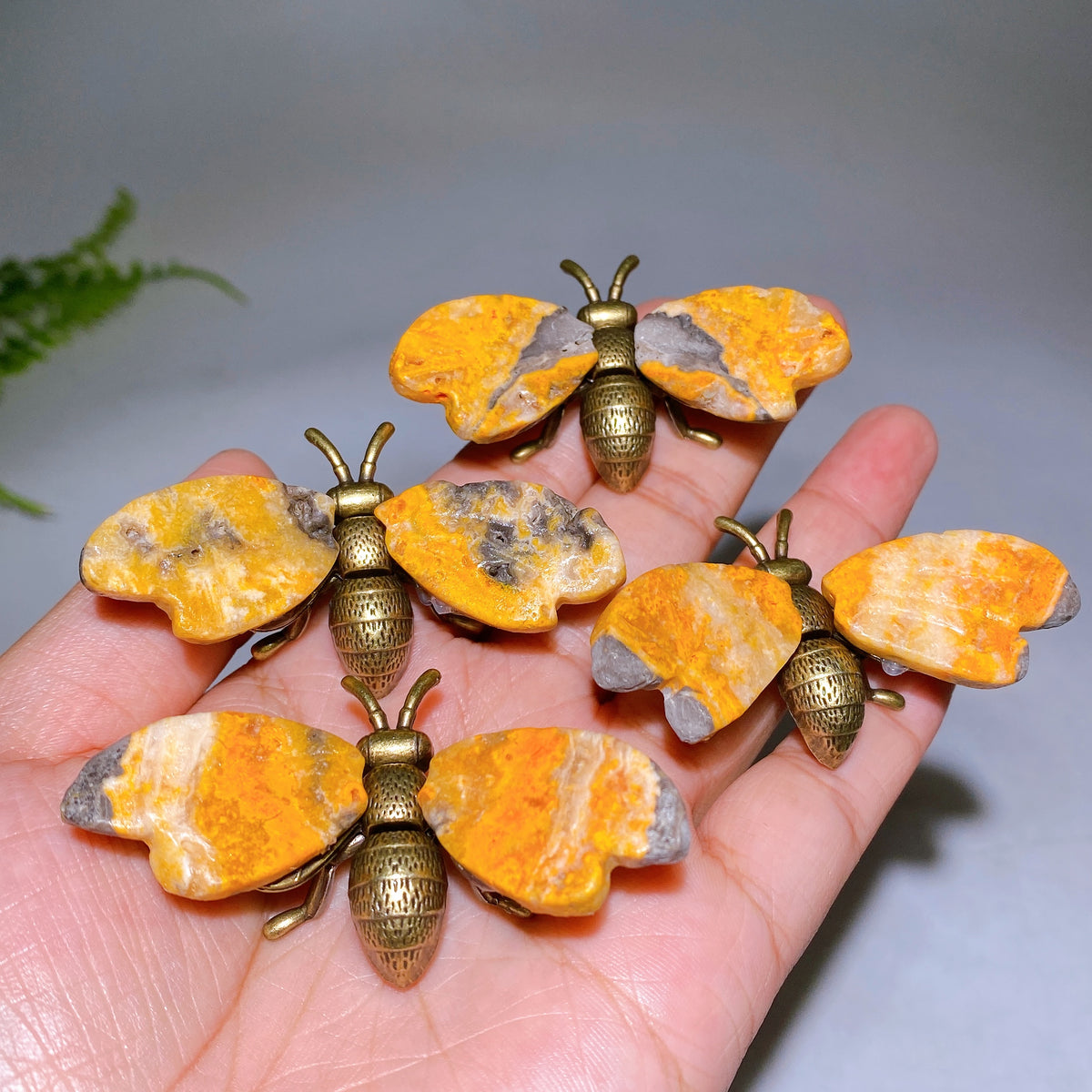 Bumblebee Jasper Bee with Metal Body Wholesale New Arrival