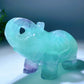 4.5" Fluorite Elephant Carvings Crystal Healing Bulk Wholesale