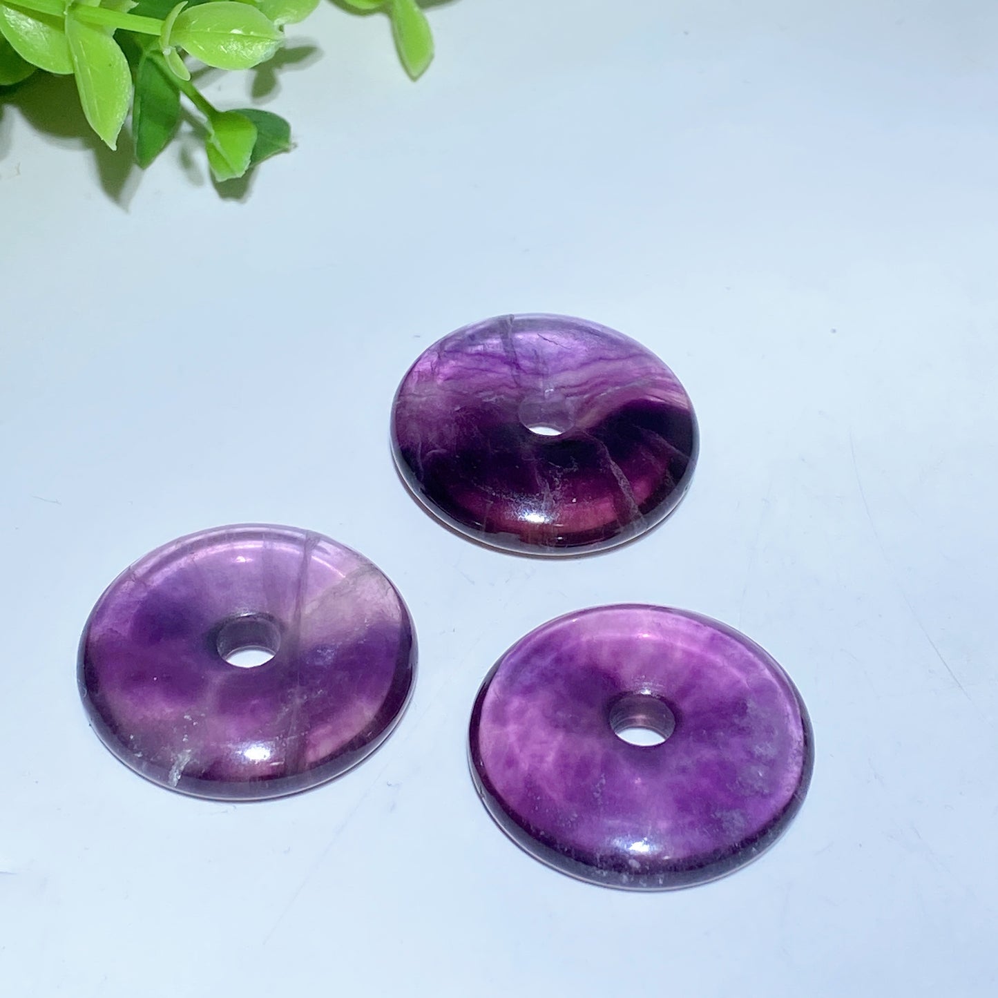 12-33mm Crystal Donut Pendant Crystal Healing Bulk Wholesale