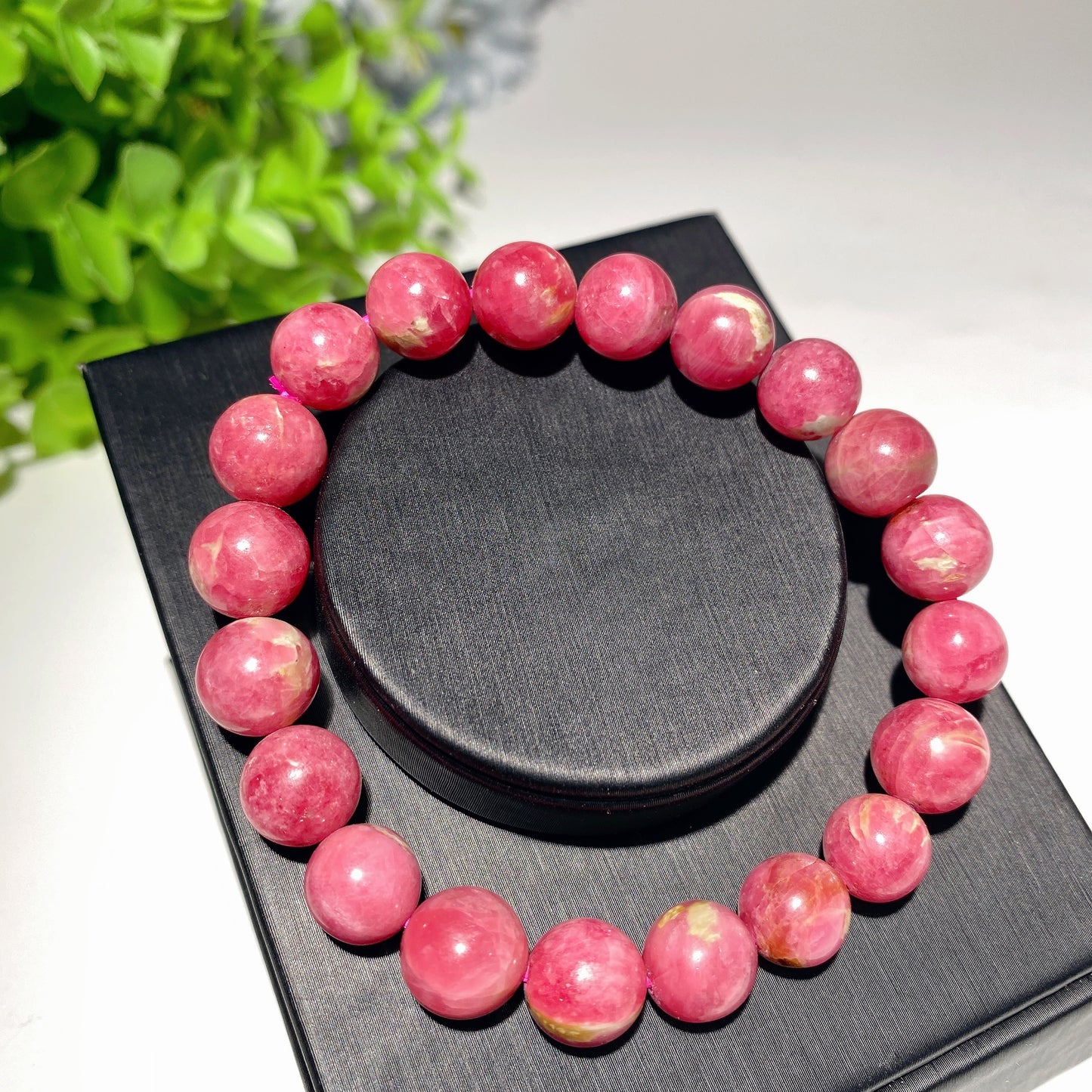 5-11mm Kunzite Rhodochrosite Obsidian Bracelet Crystal Healing Bulk Wholesale