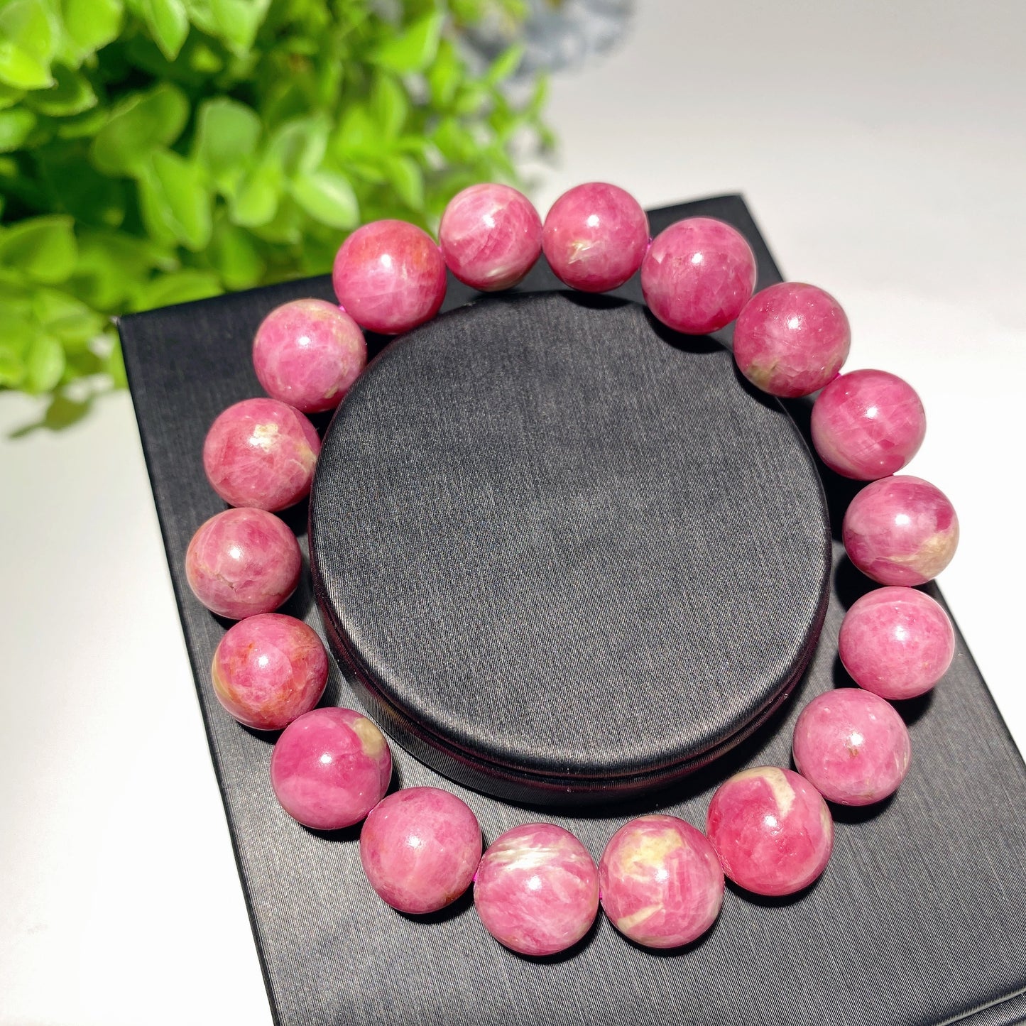 5-11mm Kunzite Rhodochrosite Obsidian Bracelet Crystal Healing Bulk Wholesale