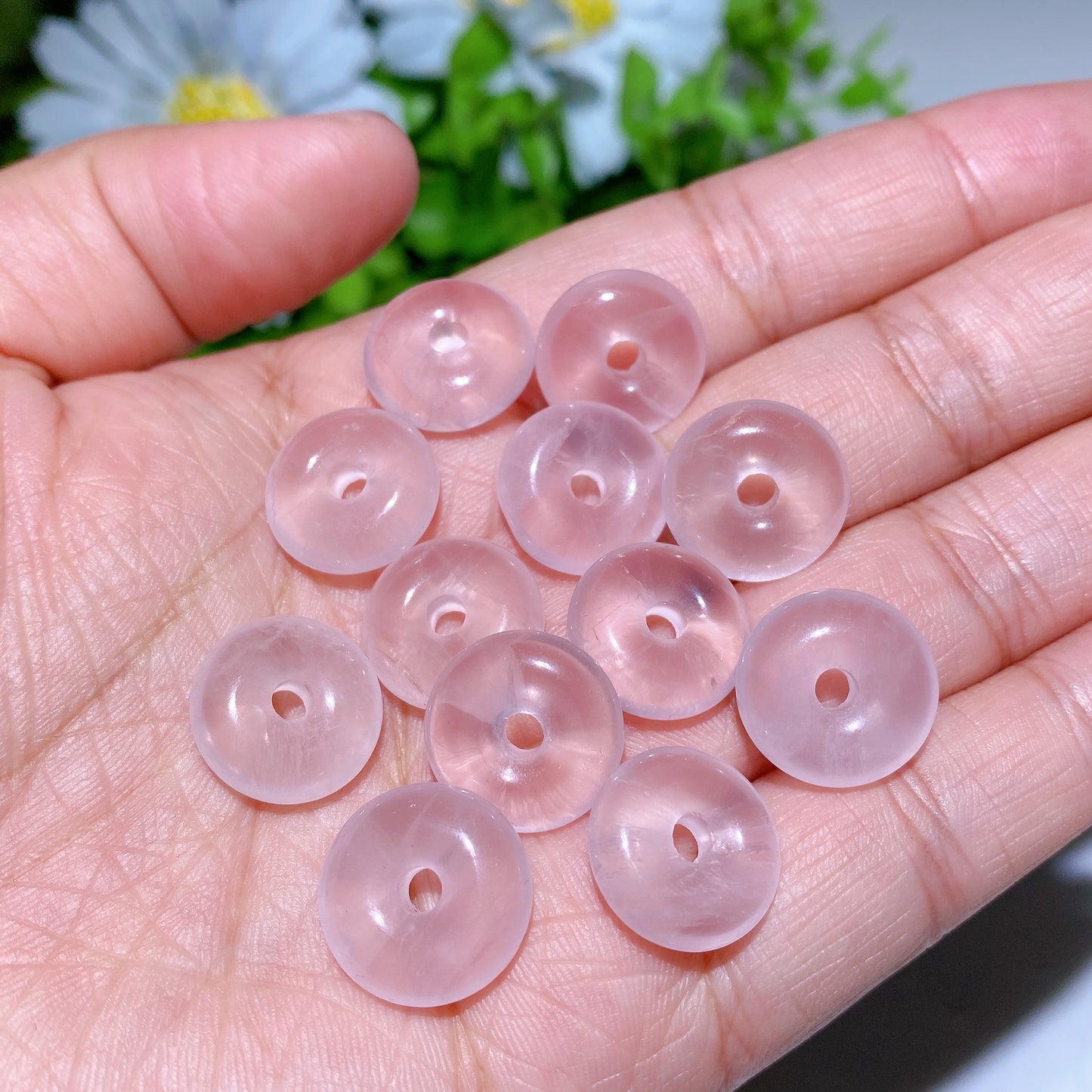 12-33mm Crystal Donut Pendant Crystal Healing Bulk Wholesale