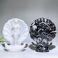 4.8" Jade Mermaid in Shell Carving Wholesale New Arrival