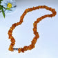 60cm Amber Chips Necklace Crystal Healing Bulk Wholesale