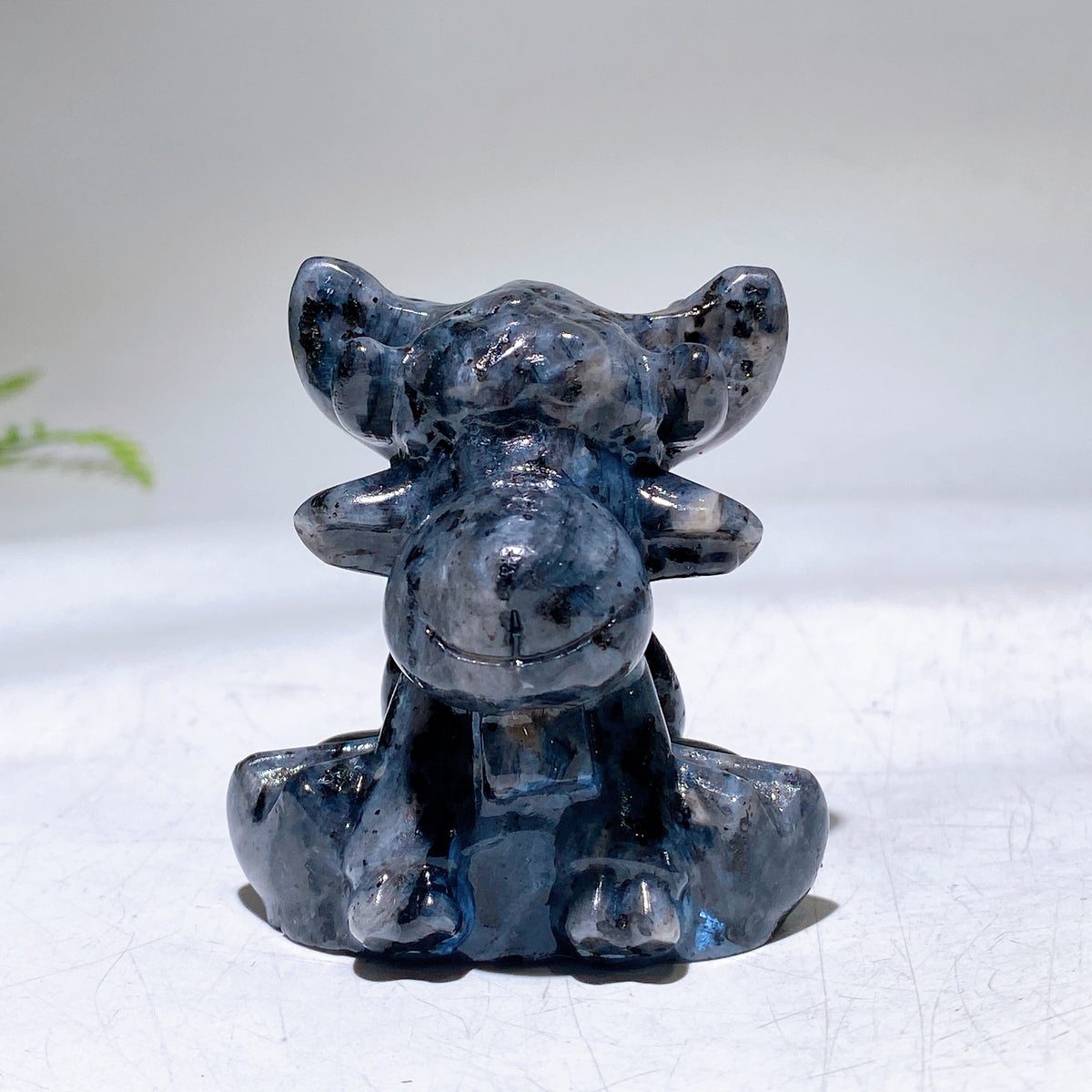 2.3" Natural Crystal Deer Carving Wholesale New Arrival