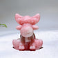2.3" Natural Crystal Deer Carving Wholesale New Arrival