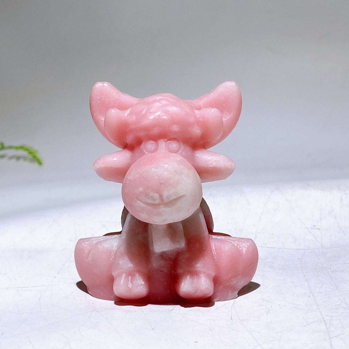 2.3" Natural Crystal Deer Carving Wholesale New Arrival