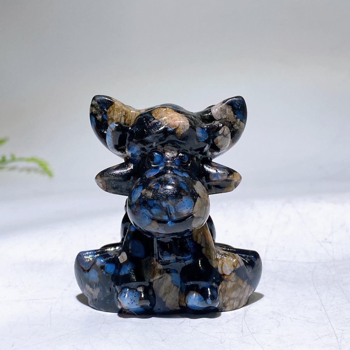 2.3" Natural Crystal Deer Carving Wholesale New Arrival