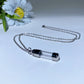 Black Golden Silver Color Crystal Jar Necklace Bulk Wholesale