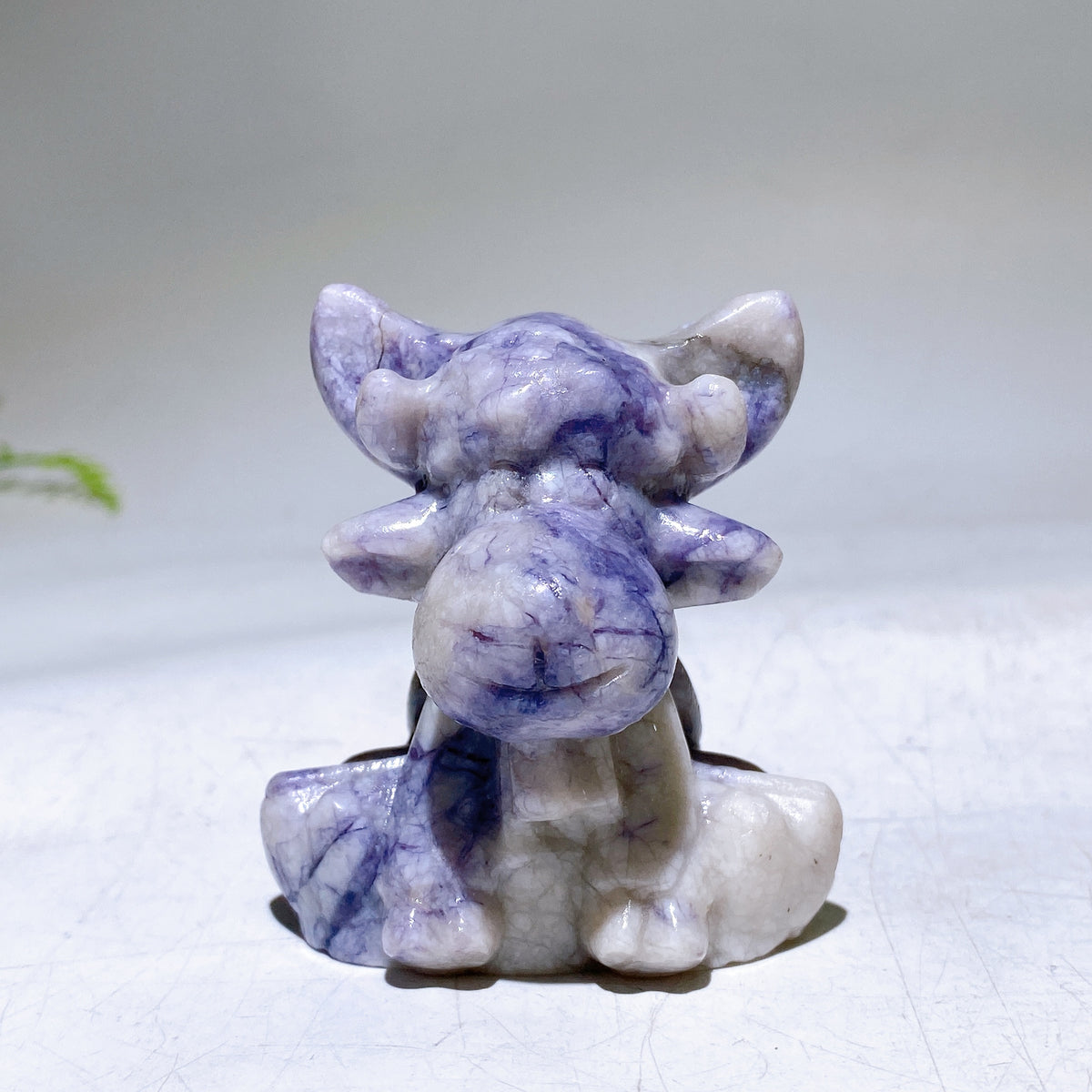 2.3" Natural Crystal Deer Carving Wholesale New Arrival