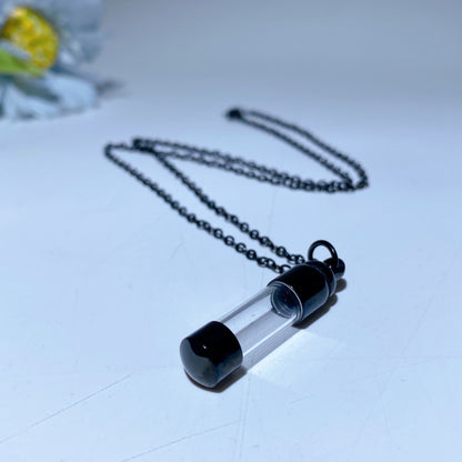 Black Golden Silver Color Crystal Jar Necklace Bulk Wholesale