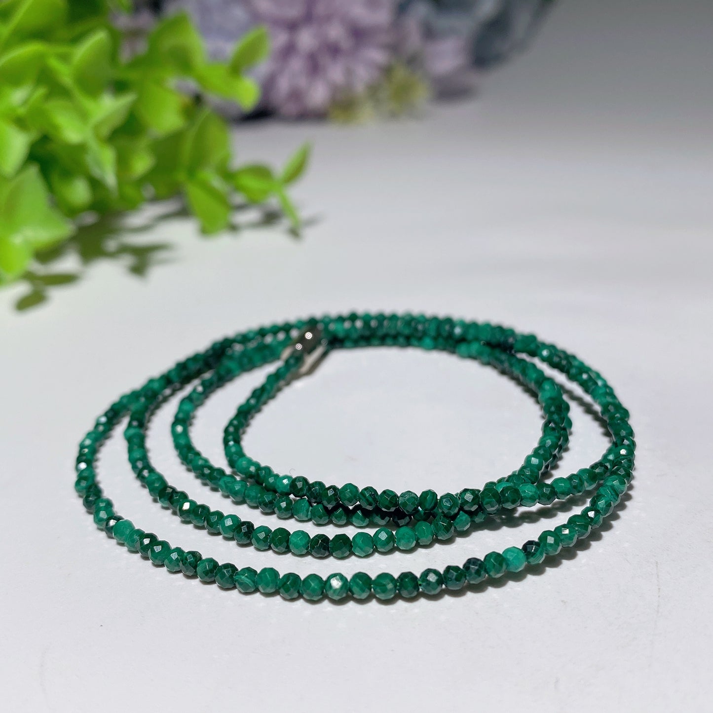 2mm Mixed Crystal  Magnetic Buckle Necklace Bulk Wholesale