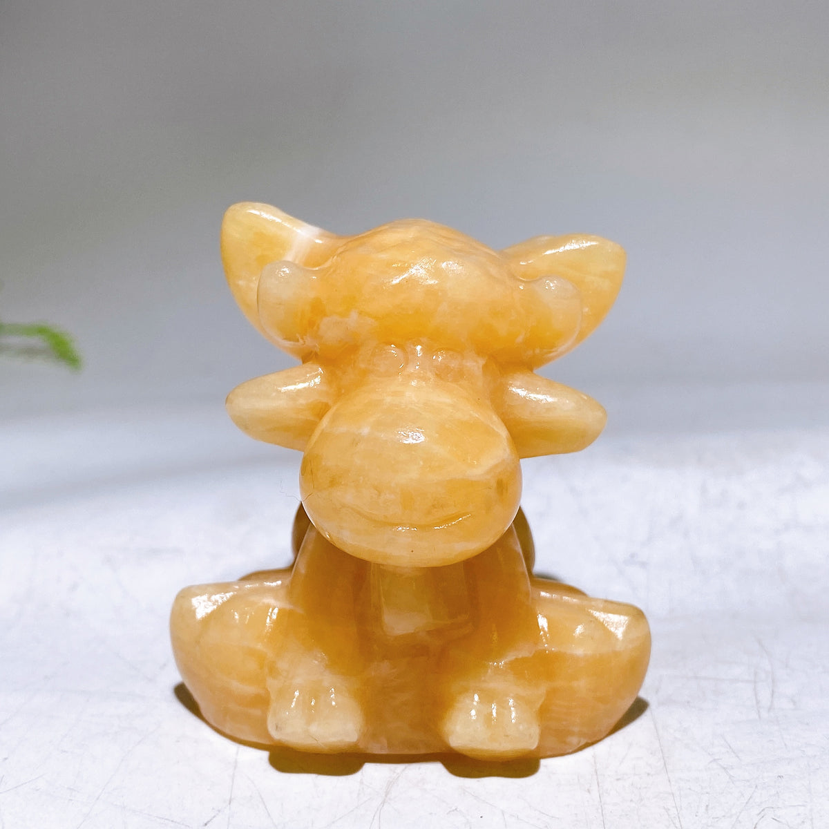 2.3" Natural Crystal Deer Carving Wholesale New Arrival