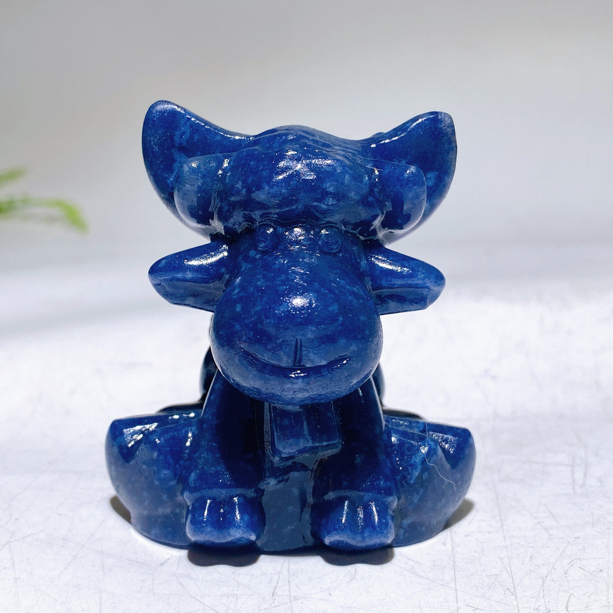 2.3" Natural Crystal Deer Carving Wholesale New Arrival