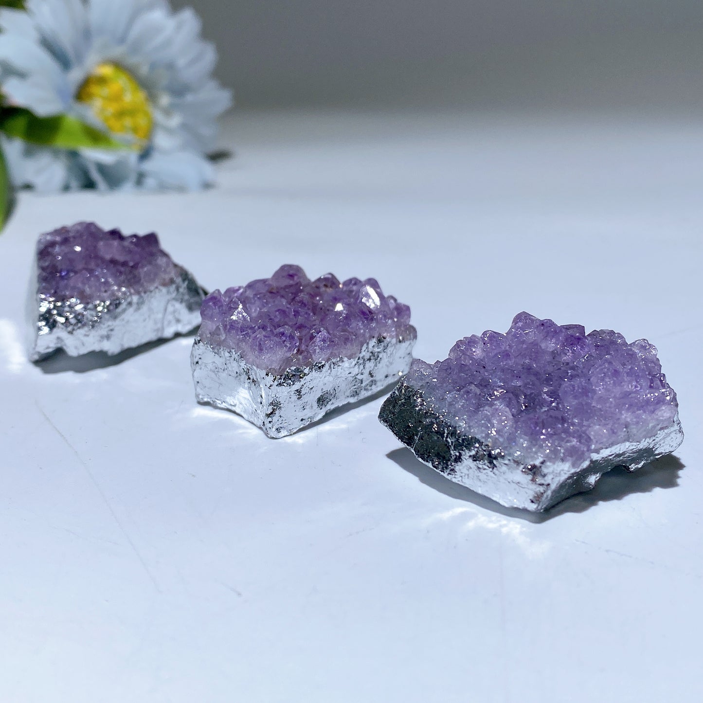 28-30mm Amethyst Cluster Pendant Bulk Wholesale