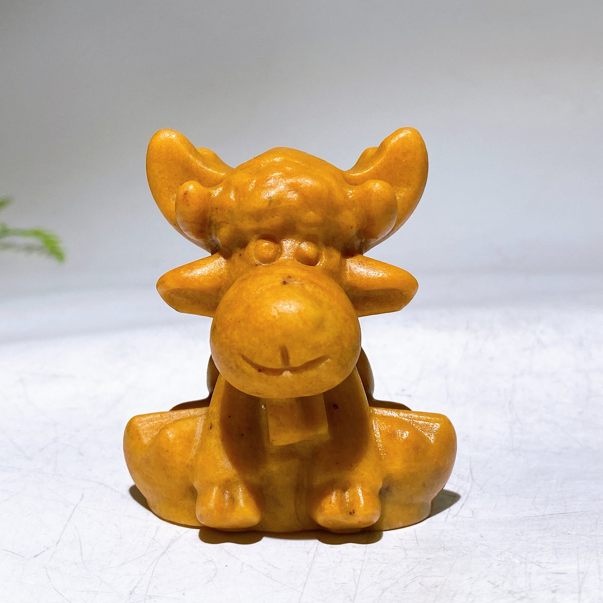 2.3" Natural Crystal Deer Carving Wholesale New Arrival