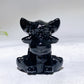 2.3" Natural Crystal Deer Carving Wholesale New Arrival
