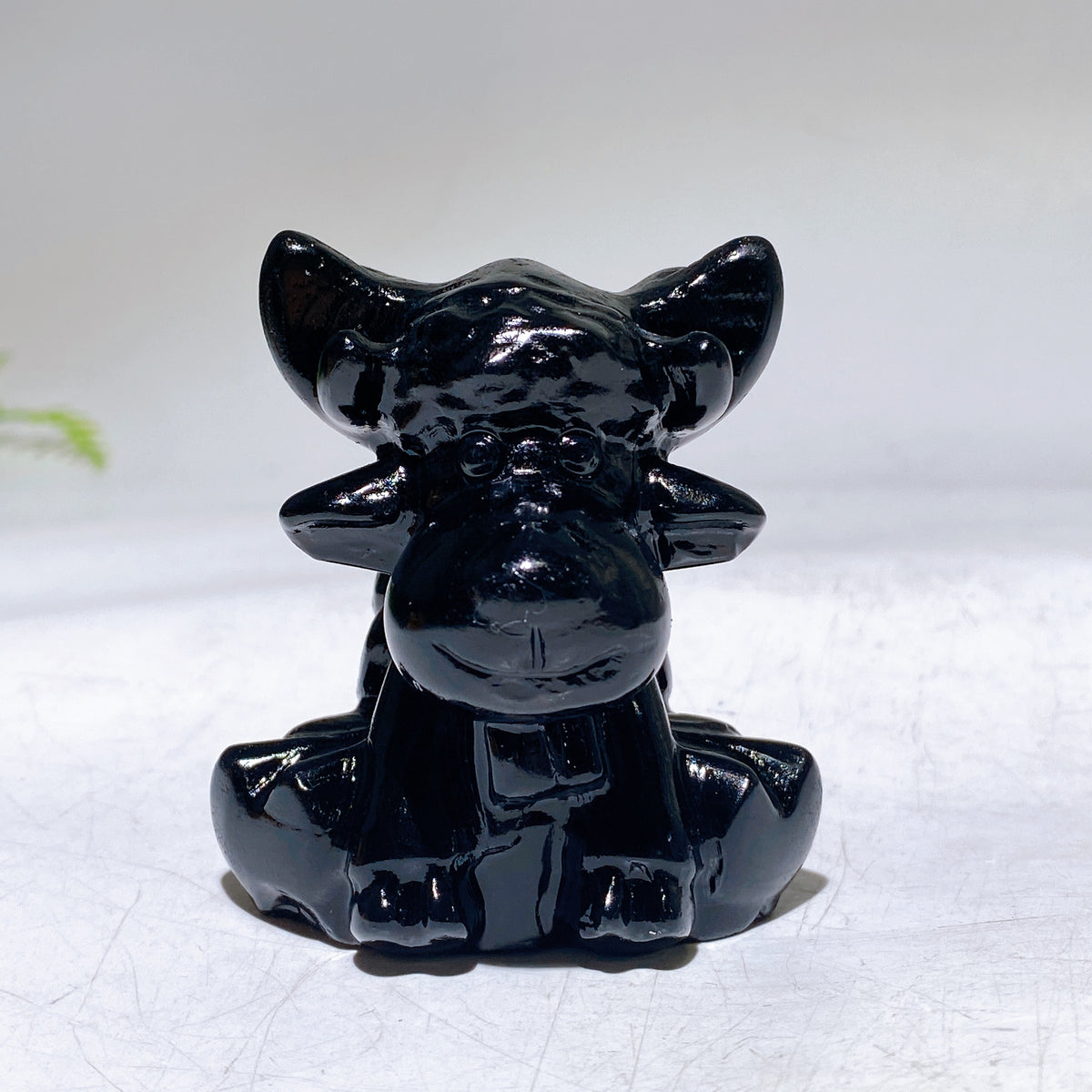 2.3" Natural Crystal Deer Carving Wholesale New Arrival