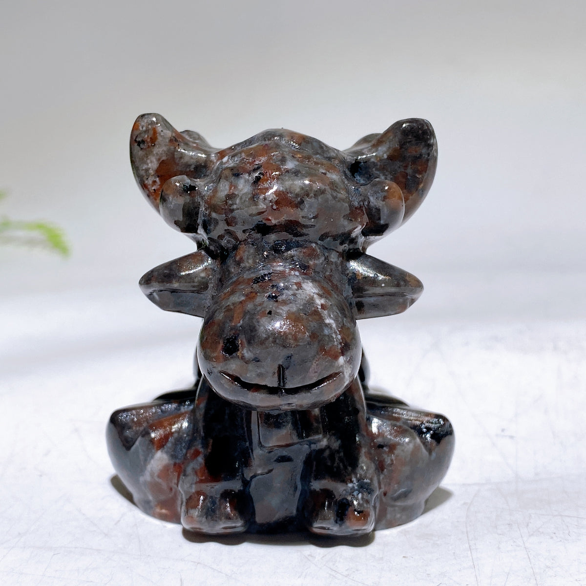 2.3" Natural Crystal Deer Carving Wholesale New Arrival