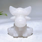 2.3" Natural Crystal Deer Carving Wholesale New Arrival