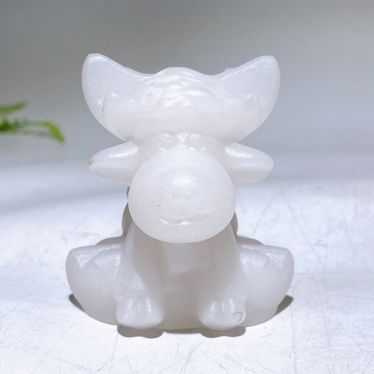 2.3" Natural Crystal Deer Carving Wholesale New Arrival