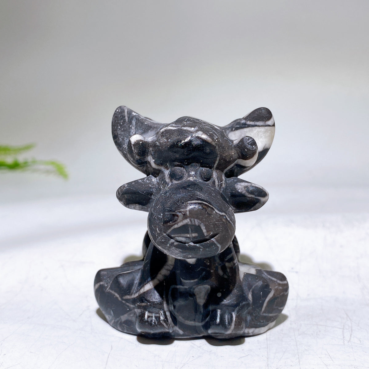 2.3" Natural Crystal Deer Carving Wholesale New Arrival
