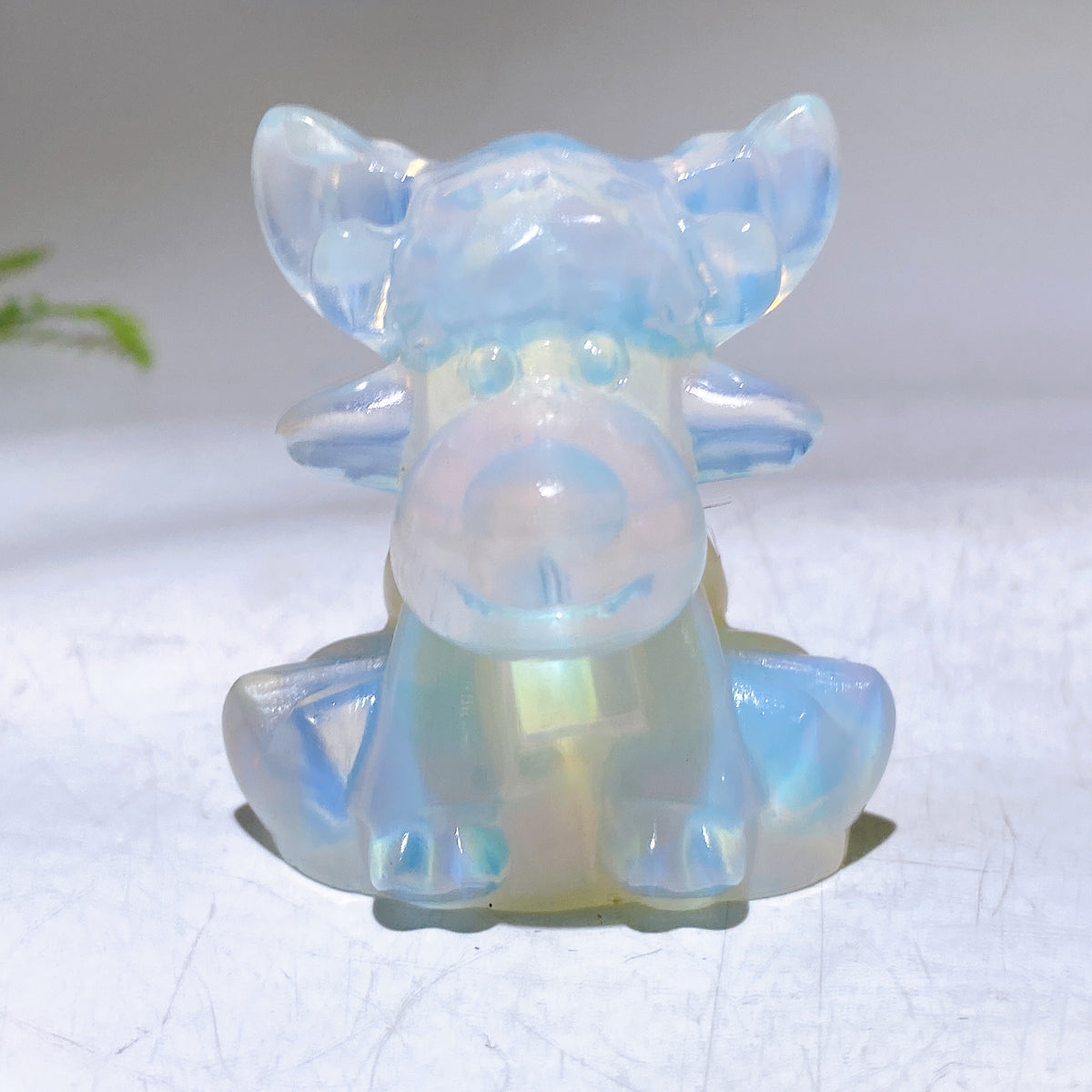 2.3" Natural Crystal Deer Carving Wholesale New Arrival