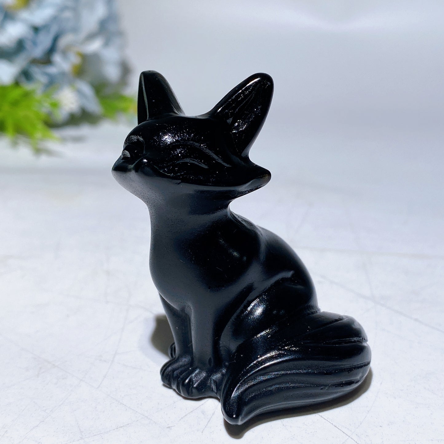 2.1"-2.3" Crystal Fox Carving Crystal Healing Bulk Wholesale
