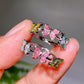 925 Silver Rainbow Tourmaline Butterfly Adjutable Ring Wholesale New Arrival