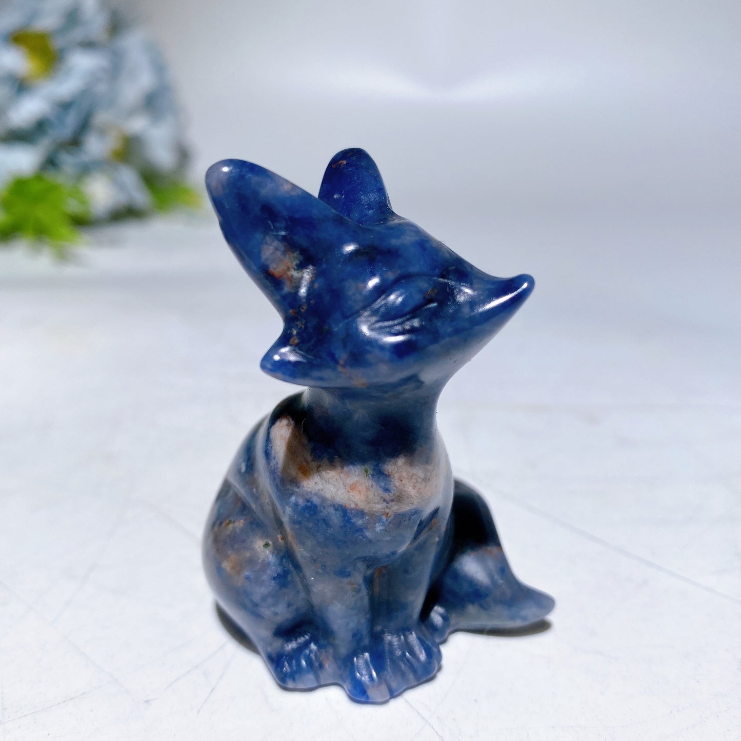 2.1"-2.3" Crystal Fox Carving Crystal Healing Bulk Wholesale