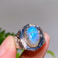 Copper Coated Plated Labradorite Ring Wholesale New Arrival