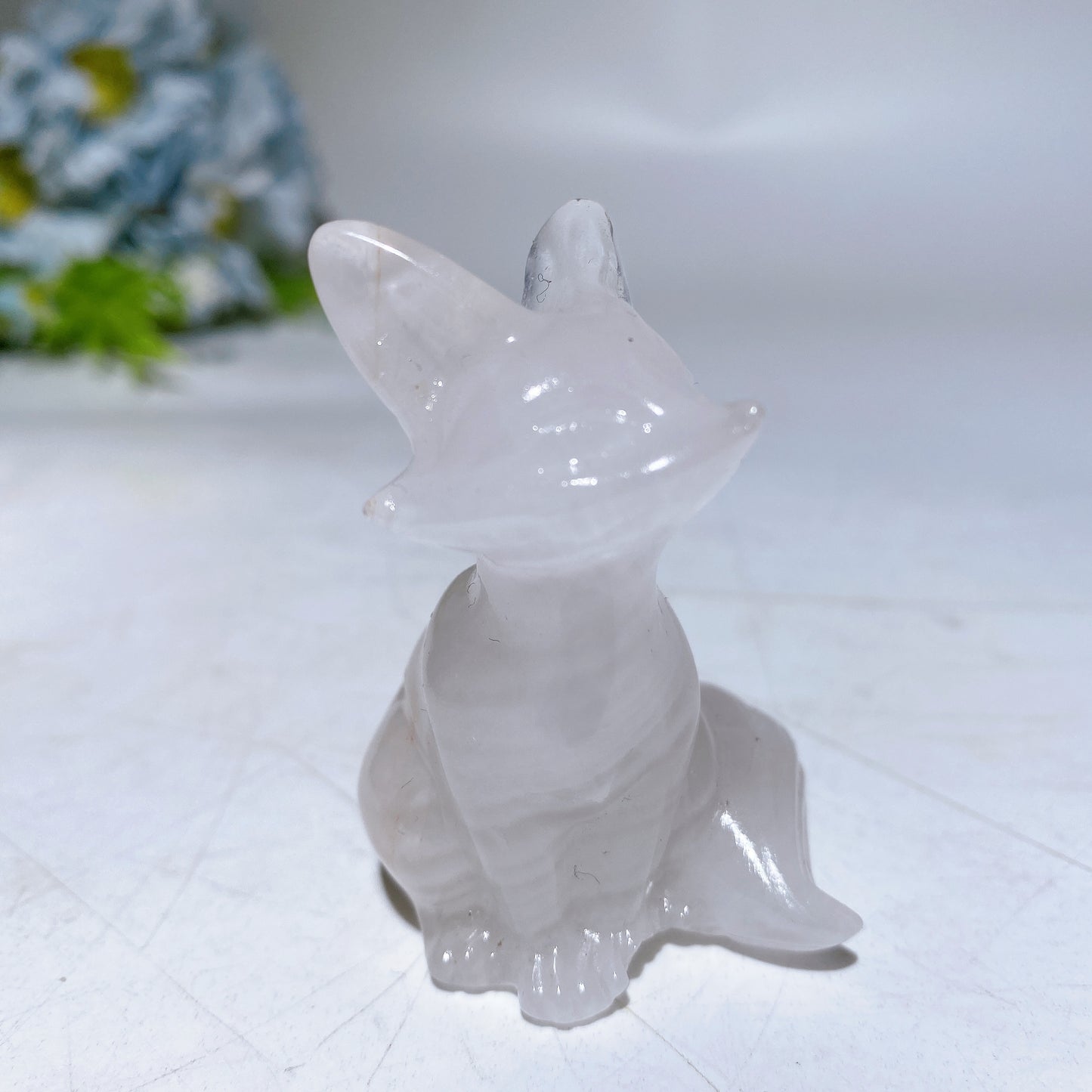 2.1"-2.3" Crystal Fox Carving Crystal Healing Bulk Wholesale
